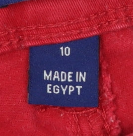 Bandolino Women’s Red UK 10 Mid Rise Skinny Stretch Jeans