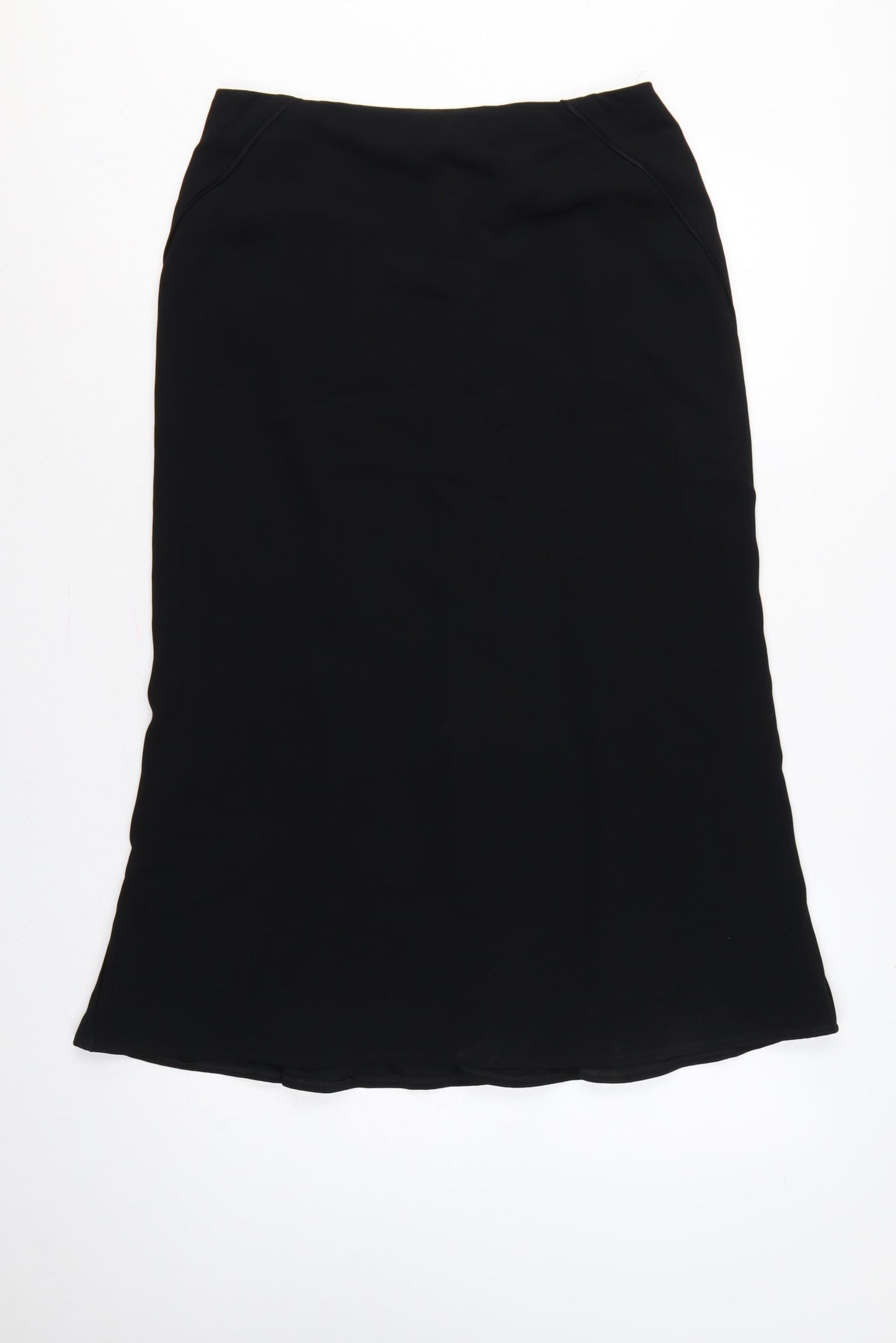 Precis Petite Women Black UK 12 Flared Long Lined Skirt
