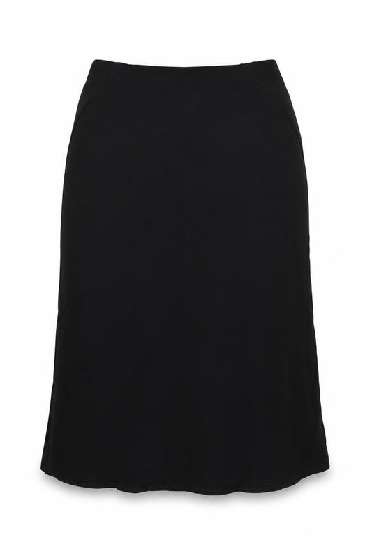 Precis Petite Women Black UK 12 Flared Long Lined Skirt