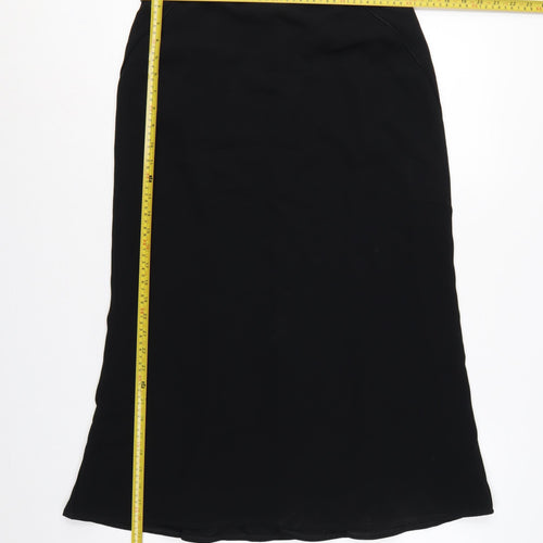 Precis Petite Women Black UK 12 Flared Long Lined Skirt