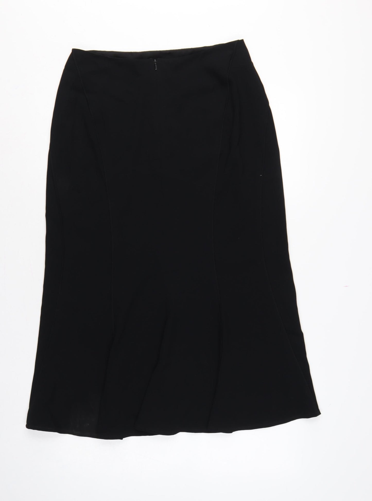 Precis Petite Women Black UK 12 Flared Long Lined Skirt