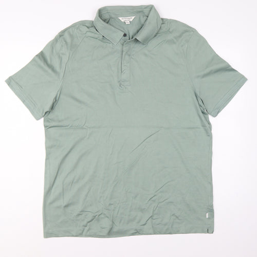Autograph Men’s Green XL Supima Cotton Short Sleeve Polo Shirt