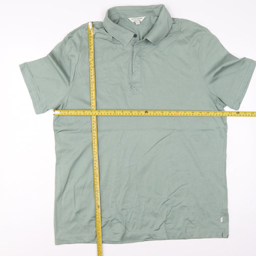 Autograph Men’s Green XL Supima Cotton Short Sleeve Polo Shirt
