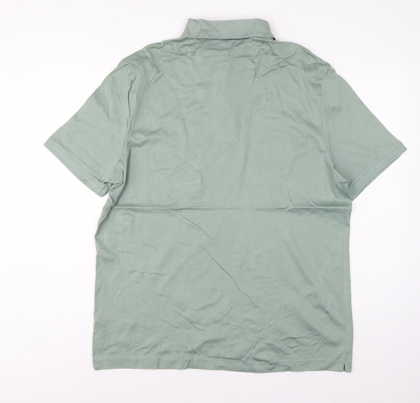 Autograph Men’s Green XL Supima Cotton Short Sleeve Polo Shirt