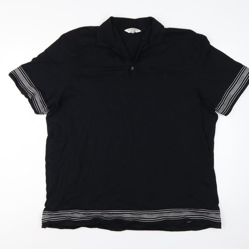 Marks & Spencer Autograph Men’s Black XL Supima Cotton Polo Shirt