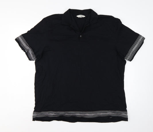 Marks & Spencer Autograph Men’s Black XL Supima Cotton Polo Shirt
