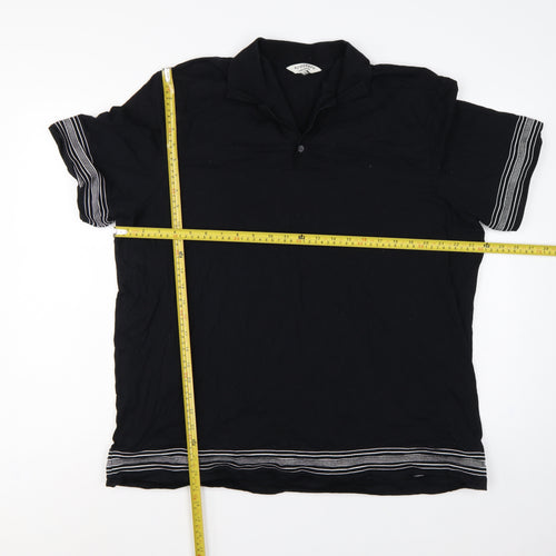 Marks & Spencer Autograph Men’s Black XL Supima Cotton Polo Shirt