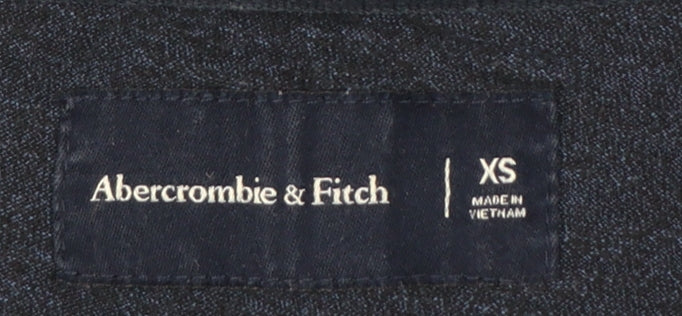 Abercrombie & Fitch Men’s Blue XS Logo Graphic Long Sleeve T-Shirt