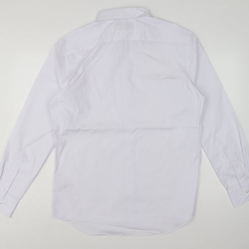 Marks & Spencer Men’s White 16 Tailored Fit Long Sleeve Formal Shirt