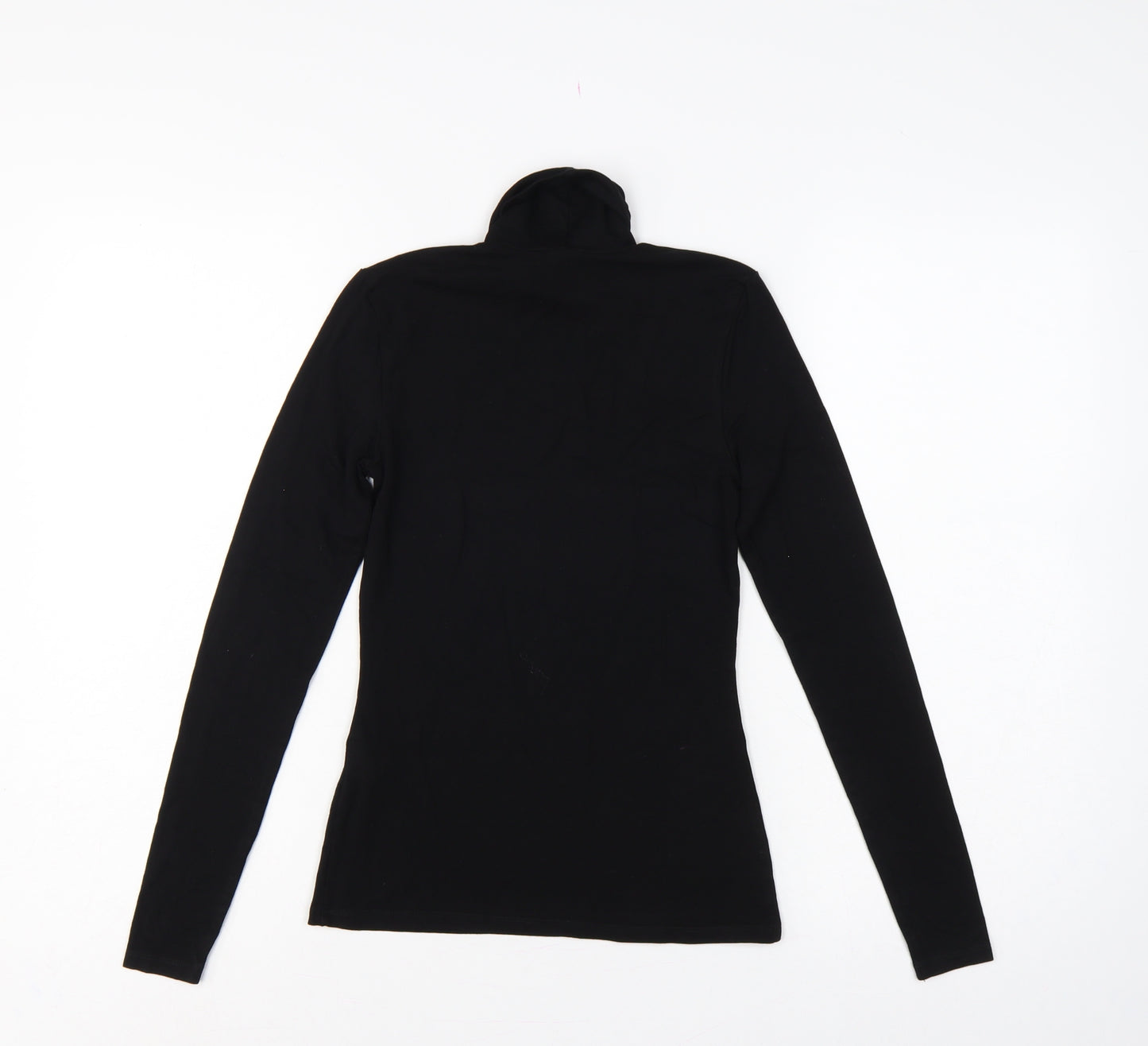 Lipsy Women’s Black UK 6 Slim Stretch Jersey Roll Neck Long Sleeve Top