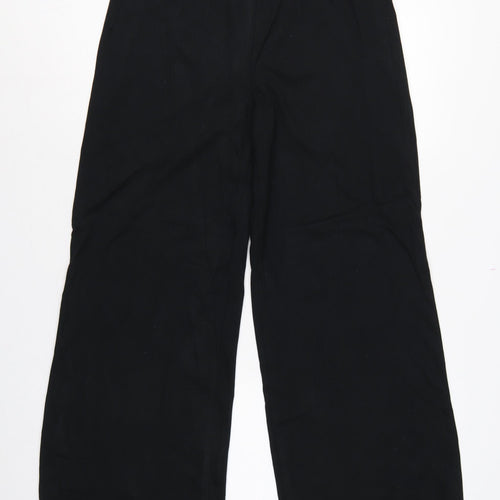 Marks and Spencer Women’s Black Size 12 Wide Leg Dress Trousers