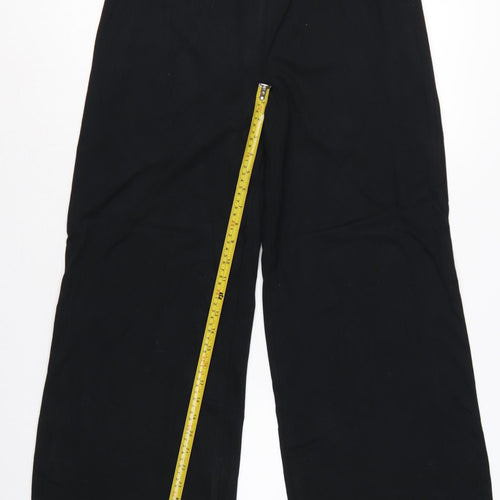 Marks and Spencer Women’s Black Size 12 Wide Leg Dress Trousers