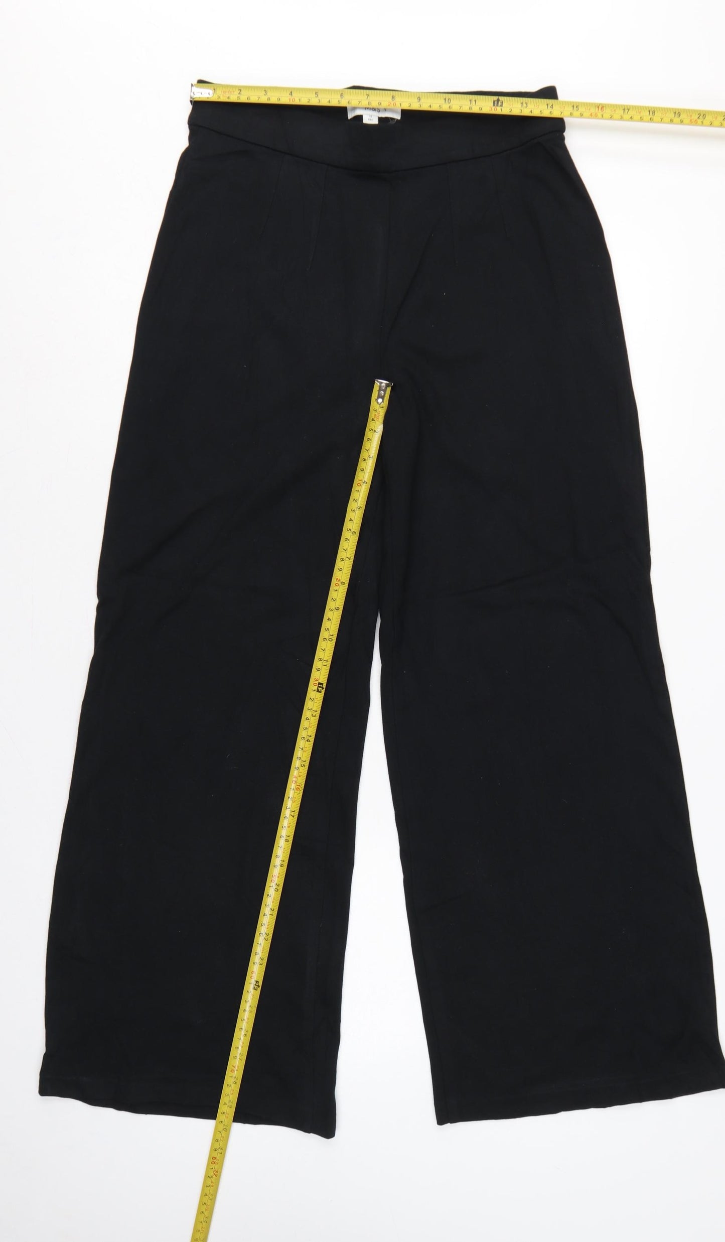 Marks and Spencer Women’s Black Size 12 Wide Leg Dress Trousers
