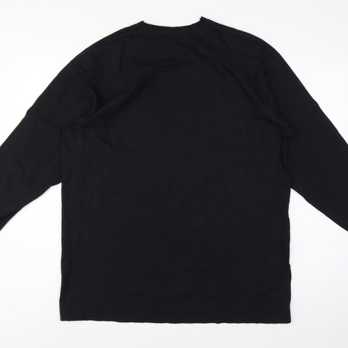 Fruit of Loom Men's Black XL Pink Floyd Prism Band Long Sleeve T-Shirt