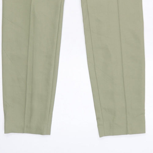 Marc Aurel Women Green UK 10 Slim Tapered Tailored Dress Trousers