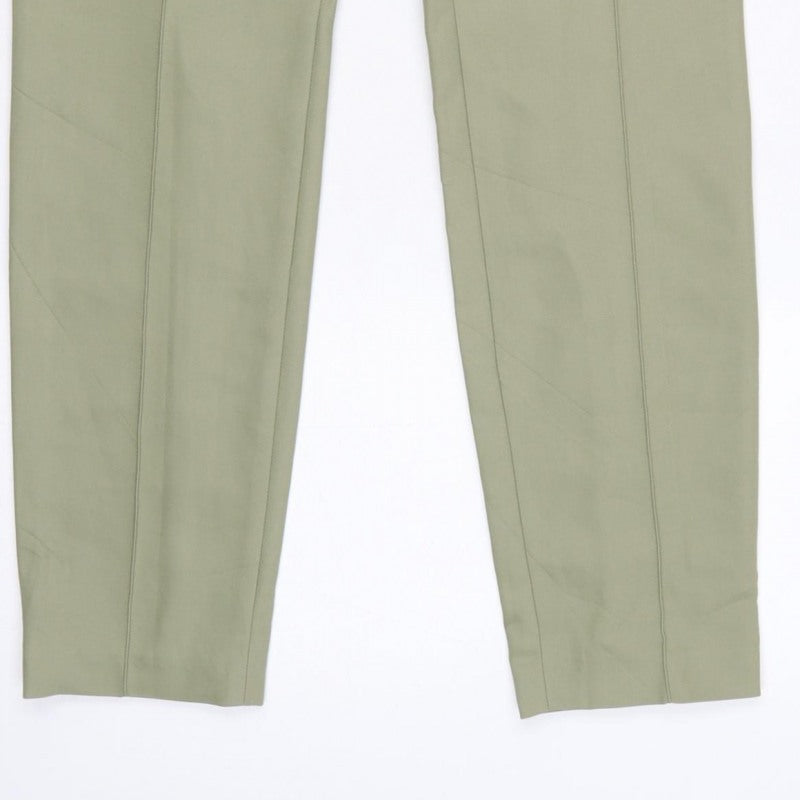 Marc Aurel Women Green UK 10 Slim Tapered Tailored Dress Trousers