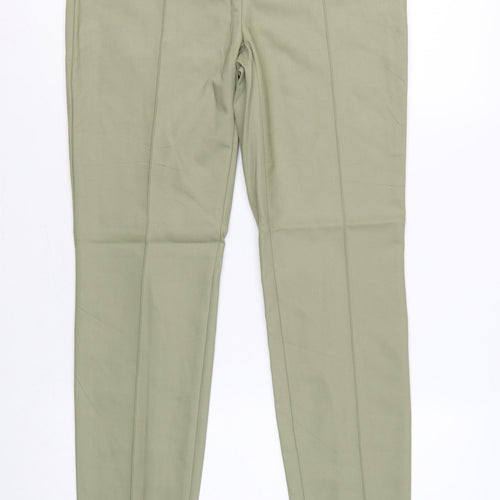 Marc Aurel Women Green UK 10 Slim Tapered Tailored Dress Trousers