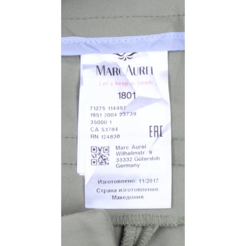 Marc Aurel Women Green UK 10 Slim Tapered Tailored Dress Trousers