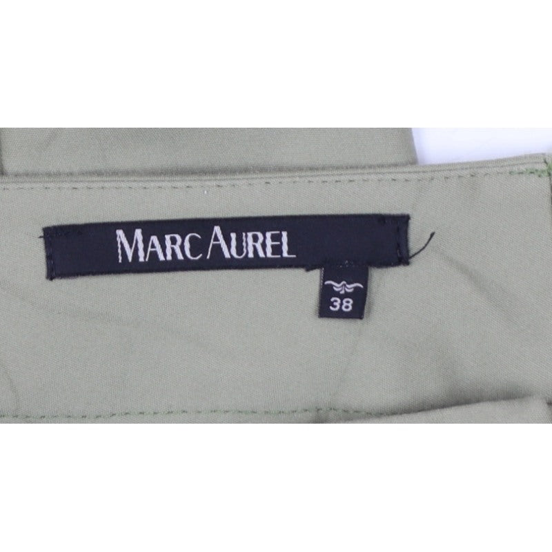 Marc Aurel Women Green UK 10 Slim Tapered Tailored Dress Trousers