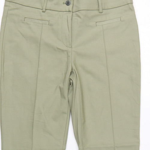 Marc Aurel Women Green UK 10 Slim Tapered Tailored Dress Trousers
