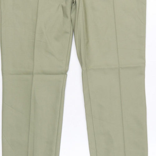 Marc Aurel Women Green UK 10 Slim Tapered Tailored Dress Trousers