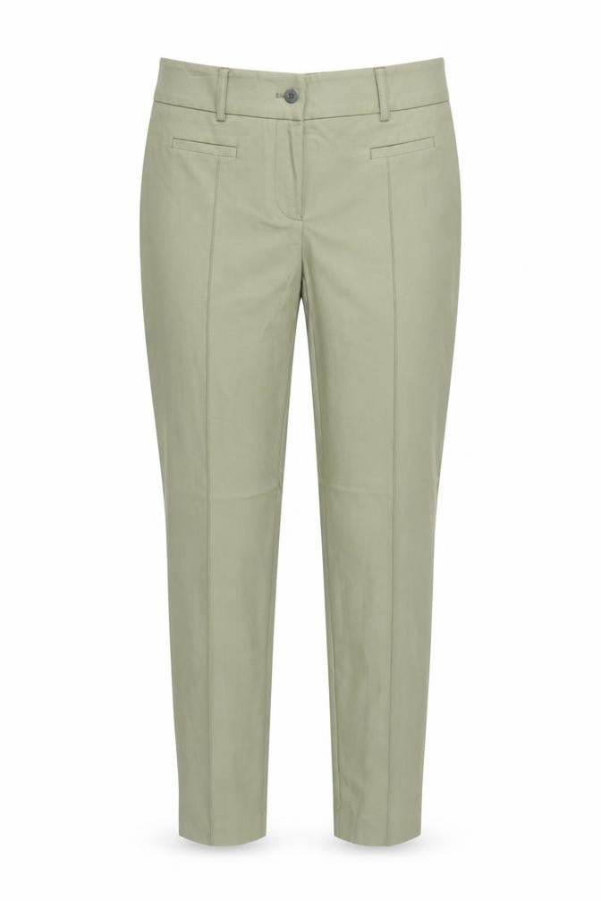 Marc Aurel Women Green UK 10 Slim Tapered Tailored Dress Trousers