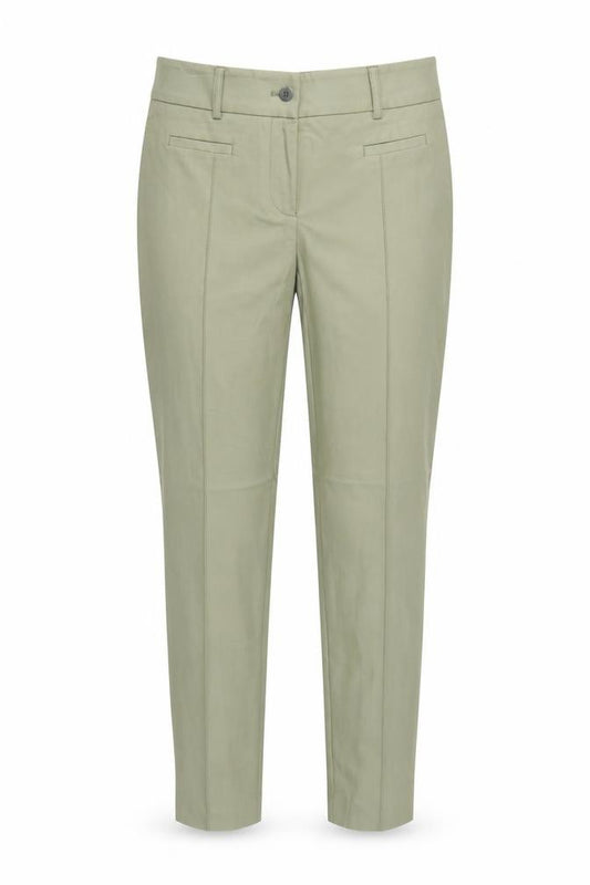 Marc Aurel Women Green UK 10 Slim Tapered Tailored Dress Trousers