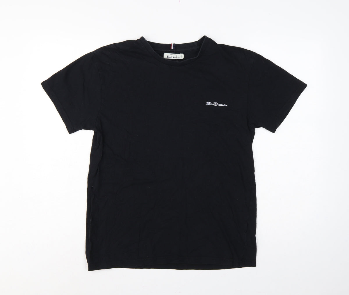 Ben Sherman Men's Black M Logo Crew Neck Short Sleeve T-Shirt