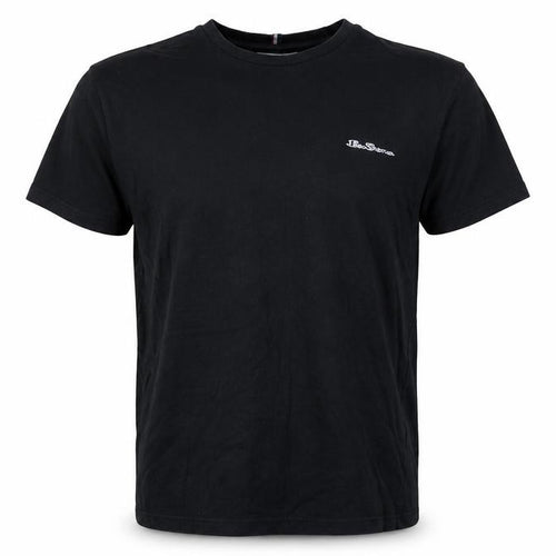Ben Sherman Men's Black M Logo Crew Neck Short Sleeve T-Shirt