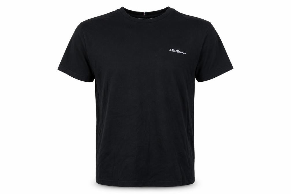 Ben Sherman Men's Black M Logo Crew Neck Short Sleeve T-Shirt