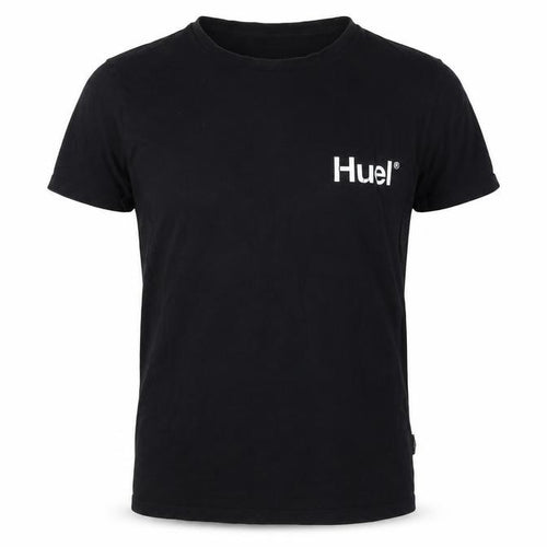 Huel Men’s Black M Slim Fit Logo Graphic Crew Neck Stretch T-Shirt