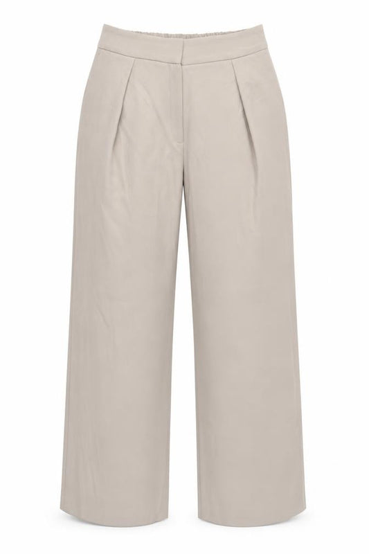 River Island Women Beige UK 14 Tall Straight Tailored Trousers