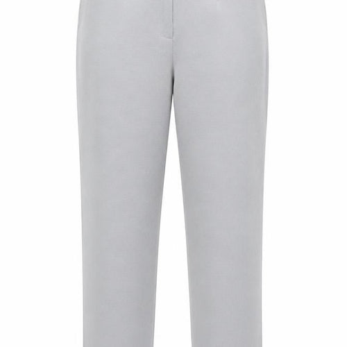 Precis Petite Women Grey Check Tailored Dress Trousers UK 14