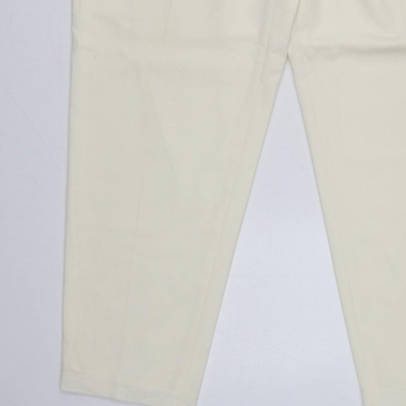 Basler Women Ivory UK 22 Tapered Dress Trousers Smart Workwear