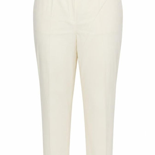 Basler Women Ivory UK 22 Tapered Dress Trousers Smart Workwear