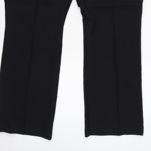 Marks and Spencer Autograph Women's Black UK 22 Flared Trousers