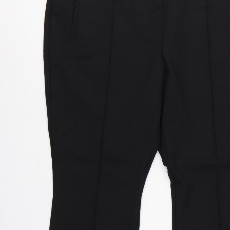 Marks and Spencer Autograph Women's Black UK 22 Flared Trousers