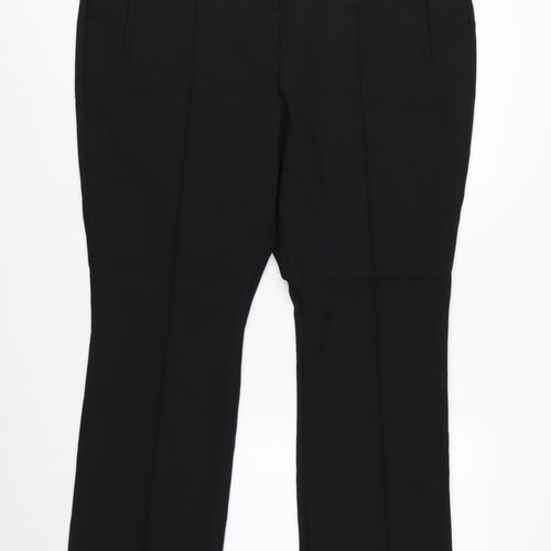 Marks and Spencer Autograph Women's Black UK 22 Flared Trousers