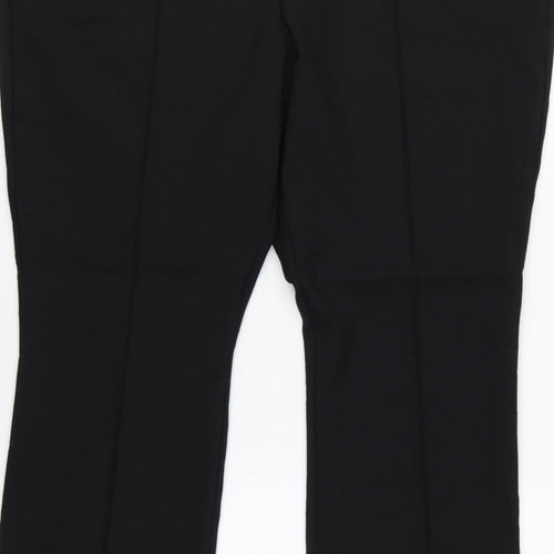 Marks and Spencer Autograph Women's Black UK 22 Flared Trousers