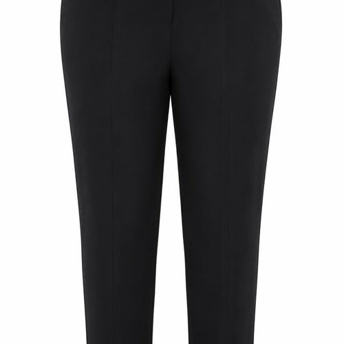 M&S Autograph Women Black UK 14 Slim Tapered Dress Trousers Zip