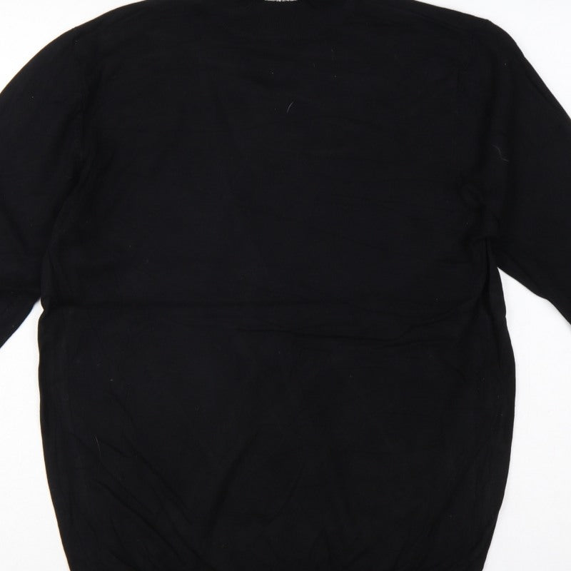 Additional view of Zara Men’s Black, size S, Crew Neck Knit jumper