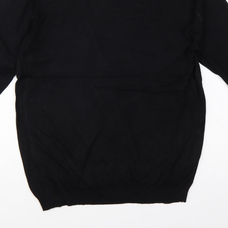 Additional view of Zara Men’s Black, size S, Crew Neck Knit jumper