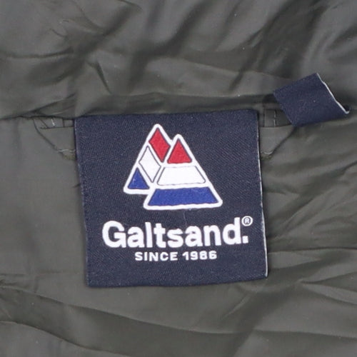 Galtsand Men’s Green Black M Hooded Puffer Jacket Insulated
