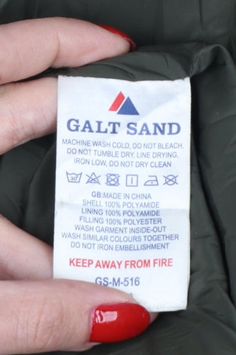 Galtsand Men’s Green Black M Hooded Puffer Jacket Insulated
