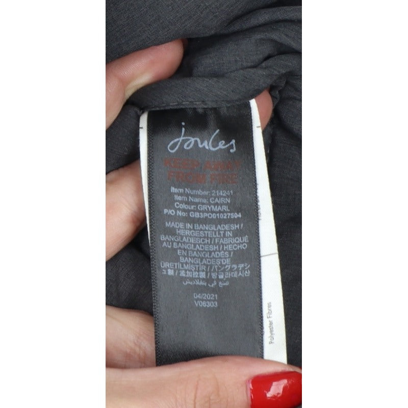 Joules Boys Grey 6 Years Cairn Hooded Puffer Jacket Showerproof