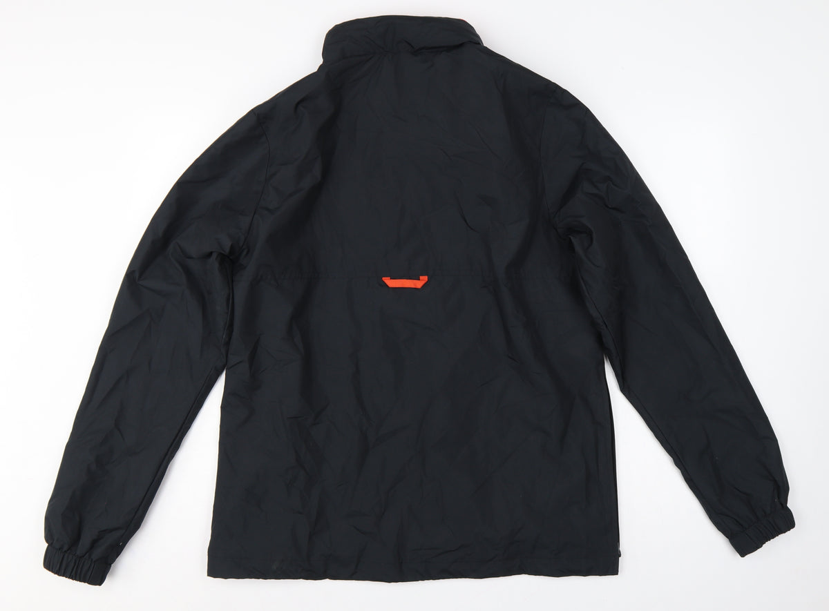 Nautica Competition Men's Black M Anorak 1/4 Zip Lined Jacket