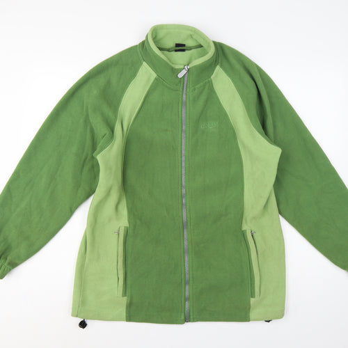 Cotton Traders Men’s Green S Fleece Full Zip Outdoor Jacket