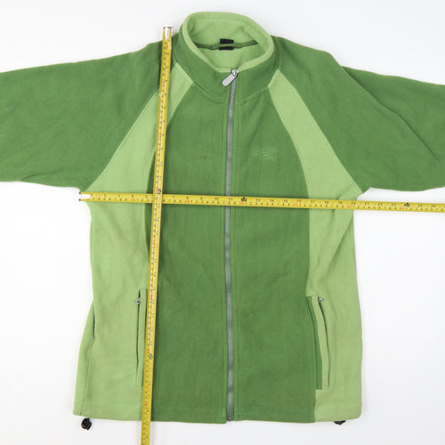 Cotton Traders Men’s Green S Fleece Full Zip Outdoor Jacket