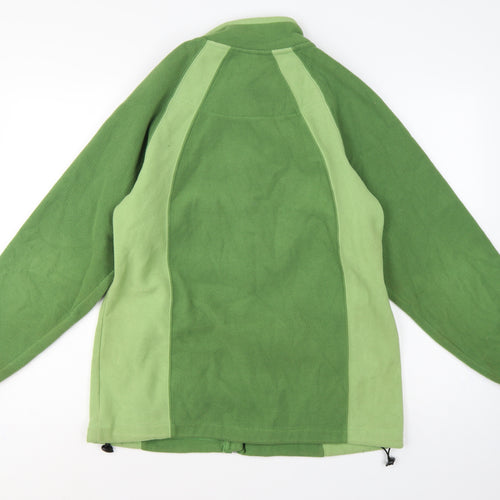 Cotton Traders Men’s Green S Fleece Full Zip Outdoor Jacket