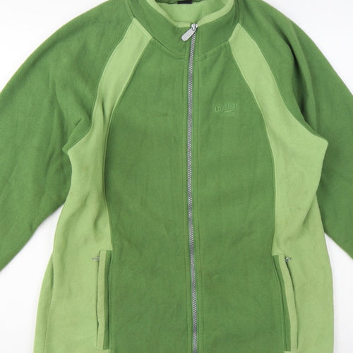 Cotton Traders Men’s Green S Fleece Full Zip Outdoor Jacket